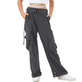 Load image into Gallery viewer, Girls Baggy Cargo High Rise Waist with Multi Pockets Wide Leg Cargos Pants
