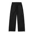 Load image into Gallery viewer, Girls Wide Leg Loose Cargo Pants with Belt