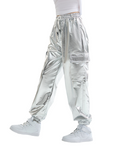 Load image into Gallery viewer, Girls Hip Hop Dance Cotton Cargo Jogger Pants for Kids