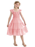 Load image into Gallery viewer, Rolanko Girls' Sleeveless Dress with Pockets