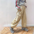 Load image into Gallery viewer, Girl's Elasticated Waist Cargo Trousers with Multi Pockets