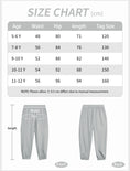 Load image into Gallery viewer, Rolanko Joggers with Pockets Quick Dry Silky Kids Sweatpants Lightweight Athletic Pants
