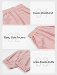 Load image into Gallery viewer, Rolanko Joggers with Pockets Quick Dry Silky Kids Sweatpants Lightweight Athletic Pants