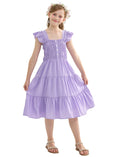 Load image into Gallery viewer, Rolanko Girls' Sleeveless Dress with Pockets