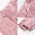 Load image into Gallery viewer, Girl's Elasticated Waist Cargo Trousers with Multi Pockets