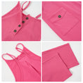 Load image into Gallery viewer, Rolanko Girls Jumpsuit Sleeveless Spaghetti Strap Overalls