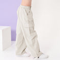 Load image into Gallery viewer, Girl's Elasticated Waist Cargo Trousers with Multi Pockets