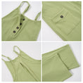Load image into Gallery viewer, Rolanko Girls Jumpsuit Sleeveless Spaghetti Strap Overalls