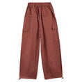Load image into Gallery viewer, Girl's Elasticated Waist Cargo Trousers with Multi Pockets