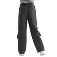 Load image into Gallery viewer, Girl's Casual High Waist Baggy Wide Leg Cargo Pants