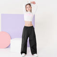 Load image into Gallery viewer, Girl's Elasticated Waist Cargo Trousers with Multi Pockets