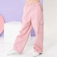 Load image into Gallery viewer, Girl's Elasticated Waist Cargo Trousers with Multi Pockets
