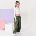 Load image into Gallery viewer, Girl's Elasticated Waist Cargo Trousers with Multi Pockets