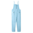 Load image into Gallery viewer, Rolanko Girls Jumpsuit Sleeveless Spaghetti Strap Overalls