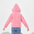Load image into Gallery viewer, Girls Sherpa Half Zipper Fuzzy Hoodie Sweatshirt