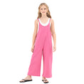 Load image into Gallery viewer, Girl's Sleeveless Wide Leg Jumpsuit
