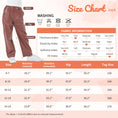 Load image into Gallery viewer, Girls Faux Leather Pants Straight Wide Leg Streetwear Trousers with Pockets