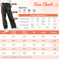 Load image into Gallery viewer, Girls Faux Leather Pants Straight Wide Leg Streetwear Trousers with Pockets