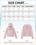 Load image into Gallery viewer, Rolanko Kids Zip Up Sun Hoodie UPF50+ with Thumbholes