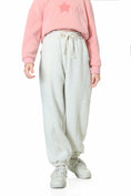 Load image into Gallery viewer, Girls Fleece Sweatpants Baggy Jogger Pants High Waist with Pockets