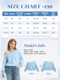 Load image into Gallery viewer, Girls Off The Shoulder Crop Sweatshirt Pullover