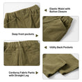 Load image into Gallery viewer, Girls Fall Solid Color Corduroy Pants