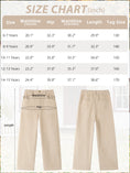 Load image into Gallery viewer, Girls Fall Solid Color Corduroy Pants