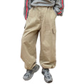 Load image into Gallery viewer, Girl's Elasticated Waist Cargo Trousers with Multi Pockets