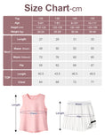 Load image into Gallery viewer, Rolanko Girls Tennis Skirt Set, UPF 50+ Tank Top & Pleated Skirt