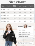 Load image into Gallery viewer, Rolanko Girls Cropped Cozy Long Sleeve Hooded Jacket
