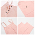 Load image into Gallery viewer, Rolanko Girls Jumpsuit Sleeveless Spaghetti Strap Overalls