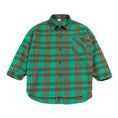 Load image into Gallery viewer, Girl's Button Plaid Classic Checkered Shirt