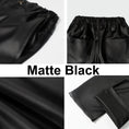 Load image into Gallery viewer, Girls Faux Leather Pants Straight Wide Leg Streetwear Trousers with Pockets