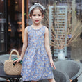 Load image into Gallery viewer, Girl‘s Toddler Cotton Sleeveless Floral Sundress
