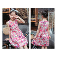 Load image into Gallery viewer, Girl‘s Toddler Cotton Sleeveless Floral Sundress