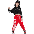 Load image into Gallery viewer, Girl's 2pcs Casual Dance Team Top Sweatsuit