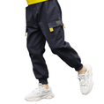 Load image into Gallery viewer, Boy's Elastic Waist Hiking Baggy Cargo Pants