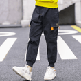 Load image into Gallery viewer, Boy's Elastic Waist Hiking Baggy Cargo Pants