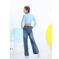Load image into Gallery viewer, Girl's Durable Classic Denim Baggy Jeans Pants