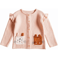 Load image into Gallery viewer, Girl's Toddler Spring Sweater Long Sleeve Knit Cardigan