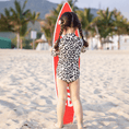 Load image into Gallery viewer, Girl's Summer Beach Outdoor Long Sleeve Swimsuit