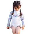 Load image into Gallery viewer, Girl's Summer Beach Outdoor Long Sleeve Swimsuit