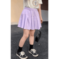 Load image into Gallery viewer, Girl's Pleated Elastic Waist Tennis School Skirt with Inner Shorts