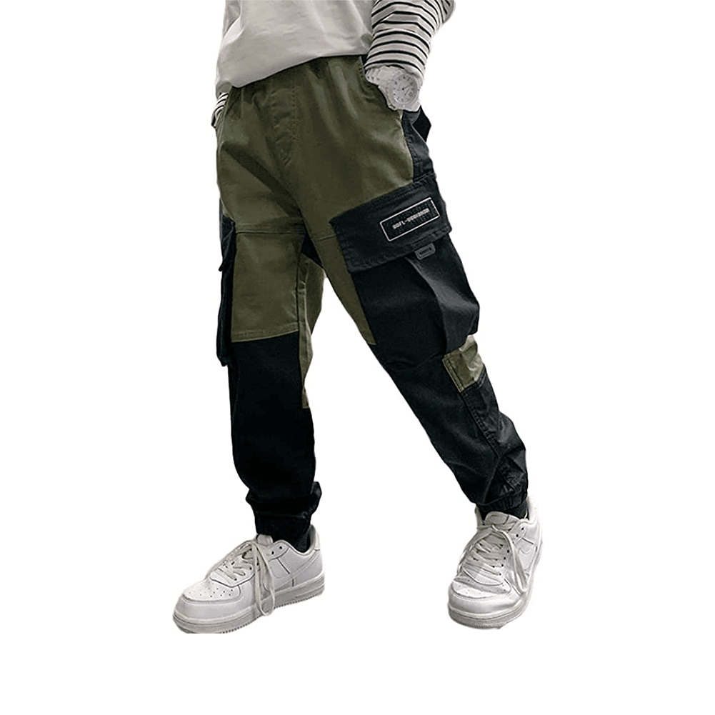 Pantaloni Cargo Elasticizzati Da Ragazzo – Vestibilità Larga, In Pile, Sportivi E Casual – Senza Coulisse – Per Bambini E Ragazzi