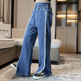 Load image into Gallery viewer, Girl's Classic Outdoor Elastic Waist Denim Pants
