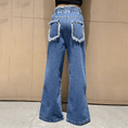 Load image into Gallery viewer, Girl's Classic Outdoor Elastic Waist Denim Pants