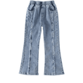 Load image into Gallery viewer, Girl's Skinny Elastic Waist Flared Stretchy Jeans