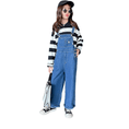 Load image into Gallery viewer, Girl's Denim Overalls Baggy Jumpsuits