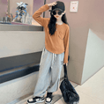 Load image into Gallery viewer, Girl‘s Thin Casual Blouse Bottoming Shirt Long Sleeve