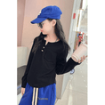 Load image into Gallery viewer, Girl‘s Thin Casual Blouse Bottoming Shirt Long Sleeve